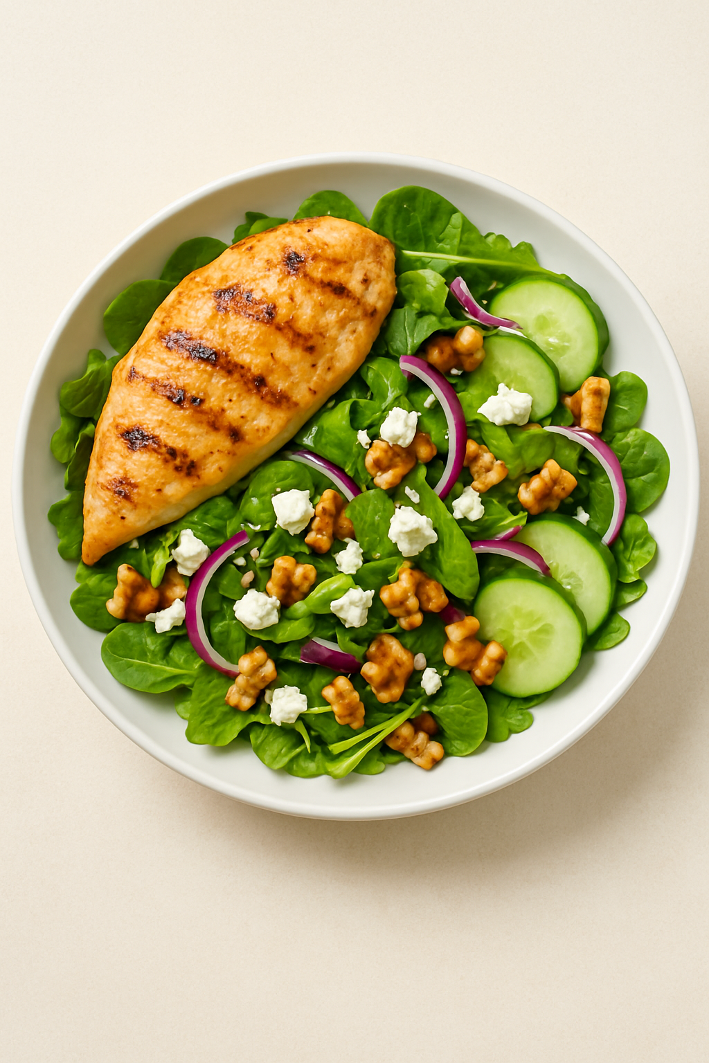 Healthy meal and wellness concept